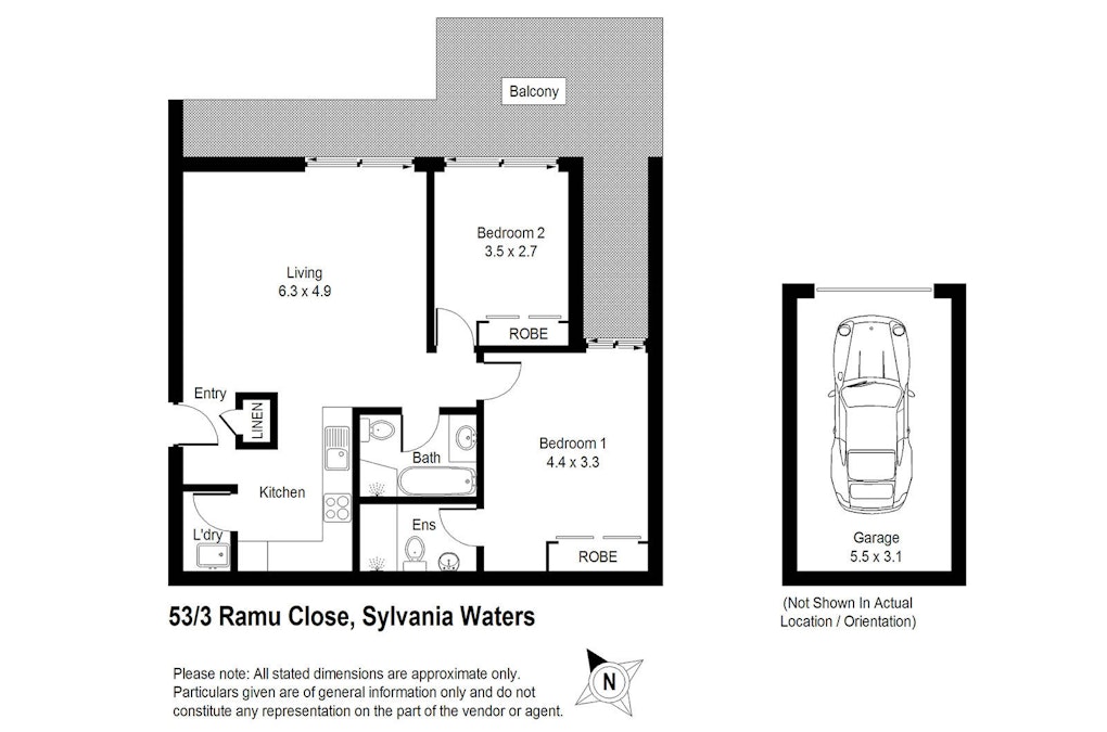 53/3 Ramu Close, Sylvania Waters, NSW, 2224 - Floorplan 1