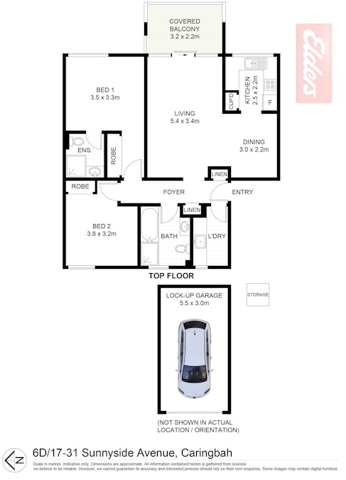 6D/17 Sunnyside Avenue, Caringbah, NSW, 2229 - Floorplan 1