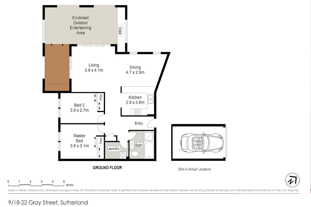 9/18 Gray Street , Sutherland, NSW, 2232 - Floorplan 1