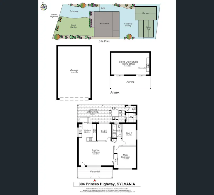 304 Princes Highway, Sylvania, NSW, 2224 - Floorplan 1