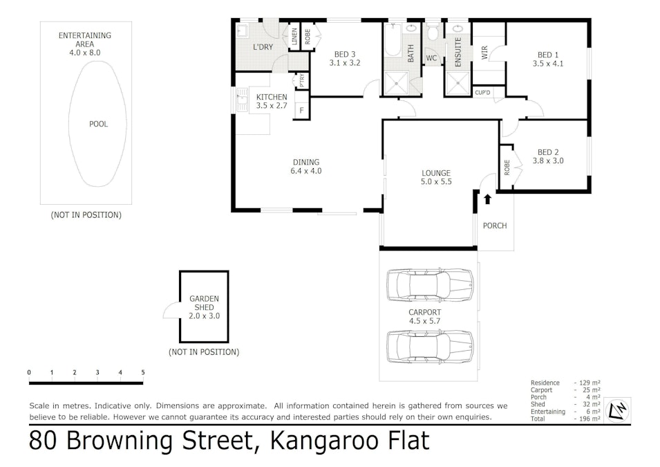 80 Browning Street, Kangaroo Flat, VIC, 3555 - Floorplan 1