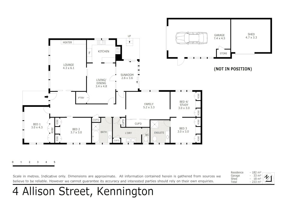 4 Allison Street, Kennington, VIC, 3550 - Floorplan 1