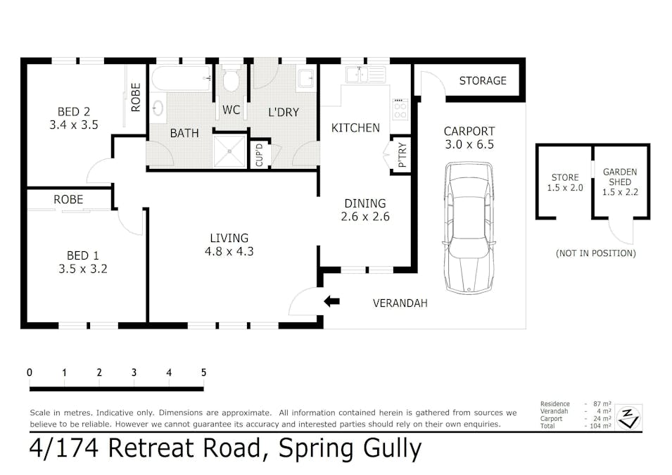 4/174 Retreat Road, Spring Gully, VIC, 3550 - Floorplan 1
