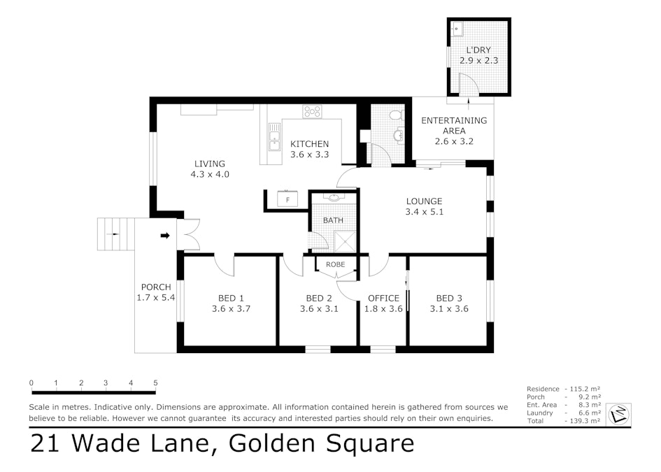 21 Wade Lane, Golden Square, VIC, 3555 - Floorplan 1