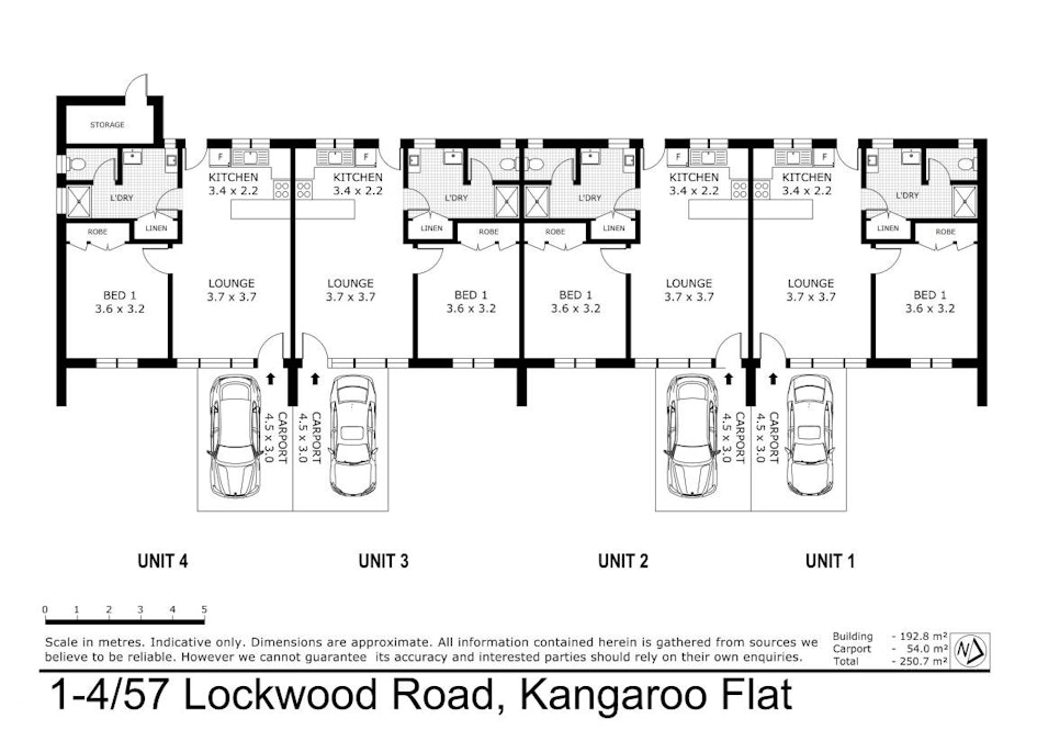 1-4/57 Lockwood Road, Kangaroo Flat, VIC, 3555 - Floorplan 1