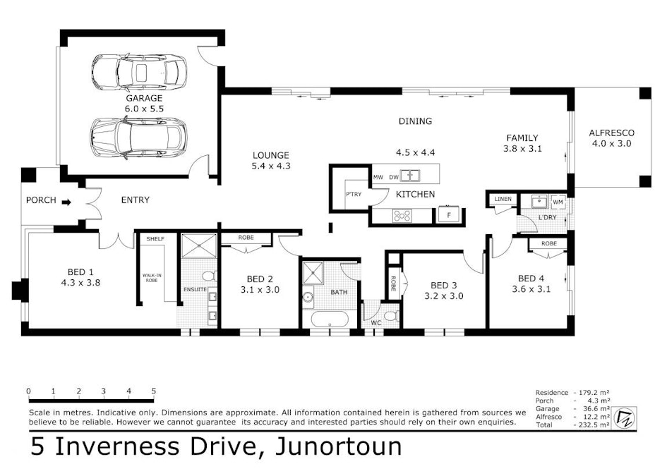 5 Inverness Drive, Junortoun, VIC, 3551 - Floorplan 1