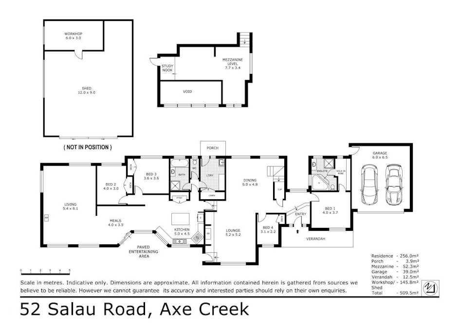 52 Salau Road, Axe Creek, VIC, 3551 - Floorplan 1