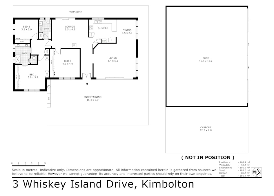 3 Whiskey Island Drive, Kimbolton, VIC, 3551 - Floorplan 1