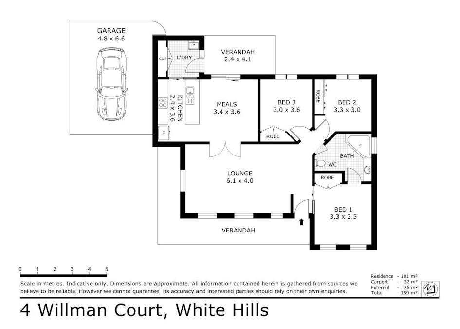 4 Willman Court, White Hills, VIC, 3550 - Floorplan 1