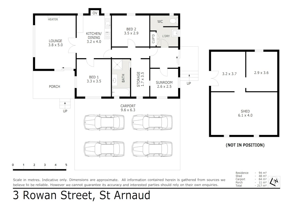 3 Rowan Street, St Arnaud, VIC, 3478 - Floorplan 1