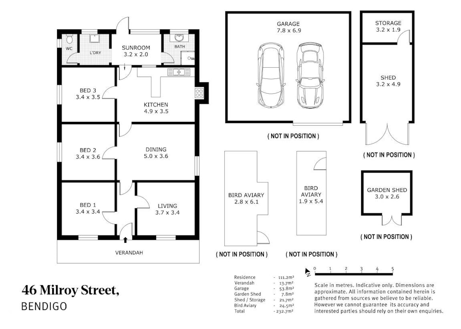 46 Milroy Street, Bendigo, VIC, 3550 - Floorplan 1