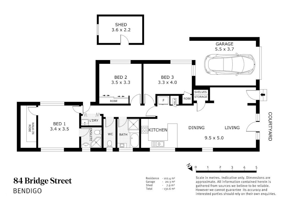 84 Bridge Street, Bendigo, VIC, 3550 - Floorplan 1