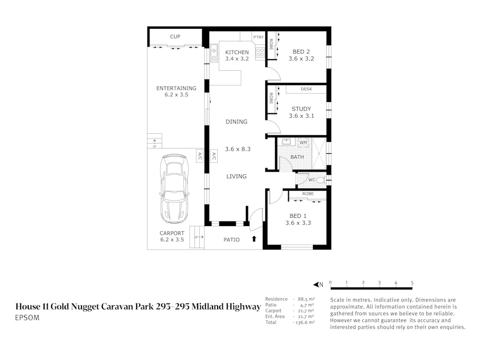 House 11 P/293-295 Midland Highway, Epsom, VIC, 3551 - Floorplan 1