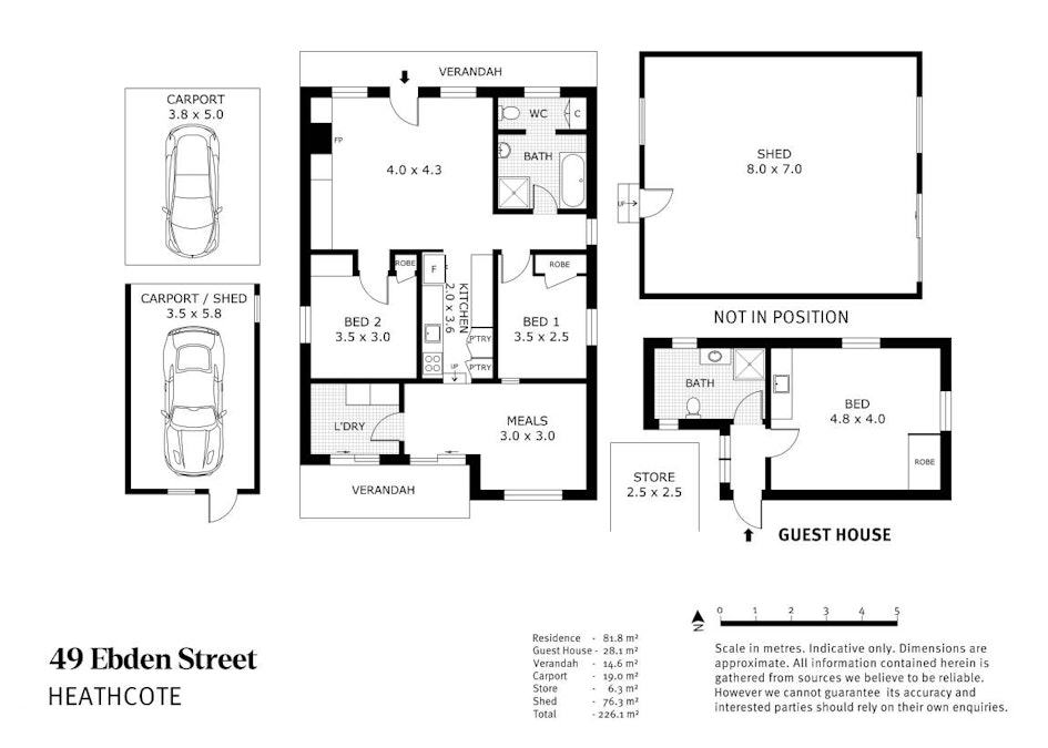 49 Ebden Street, Heathcote, VIC, 3523 - Floorplan 1