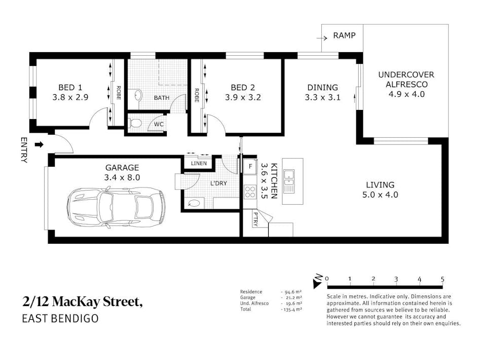 2/12 Mackay Street, East Bendigo, VIC, 3550 - Floorplan 1