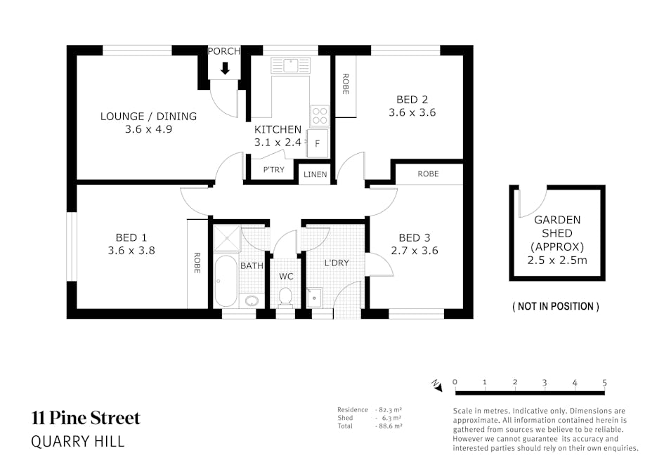 11 Pine Street, Quarry Hill, VIC, 3550 - Floorplan 1