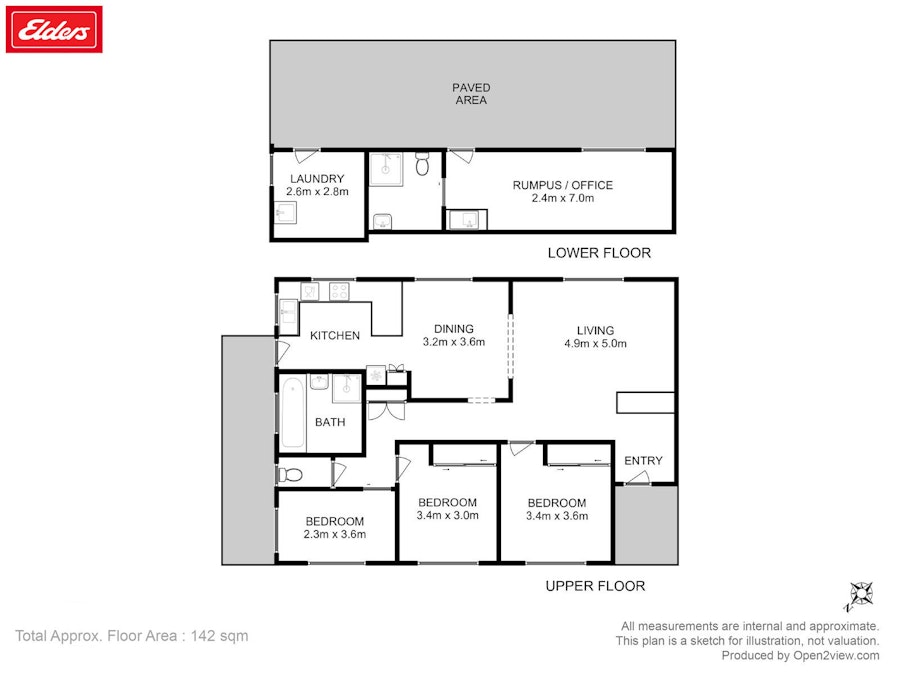 55 Liverpool Crescent, West Hobart, TAS, 7000 - Floorplan 1