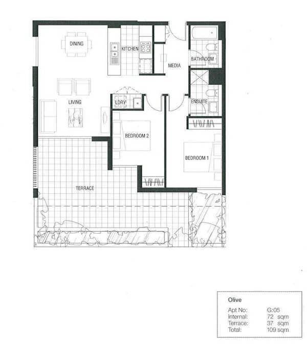 Level Ground Flo/5/2 Mackinder Street, Campsie, NSW, 2194 - Floorplan 1