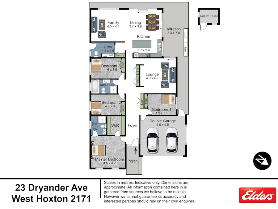 23 Dryander Avenue, West Hoxton, NSW, 2171 - Floorplan 1