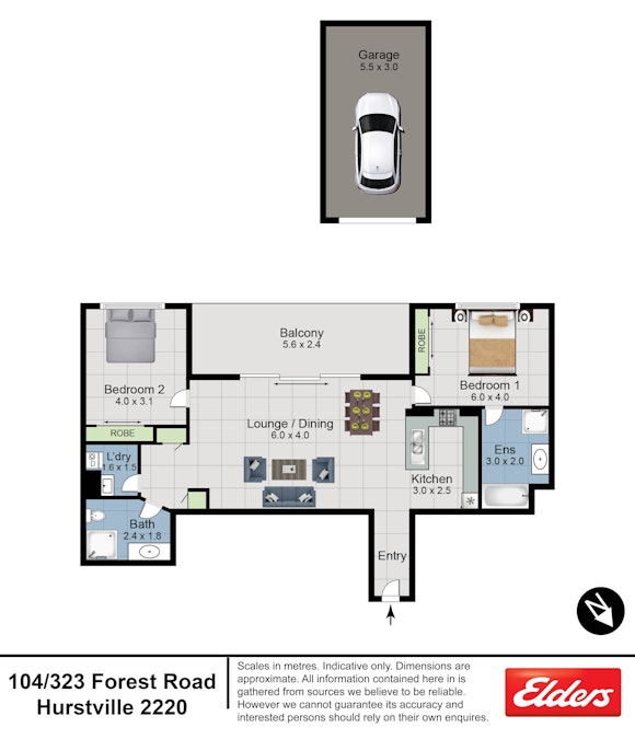 104/323 Forest Road, Hurstville, NSW, 2220 - Floorplan 1