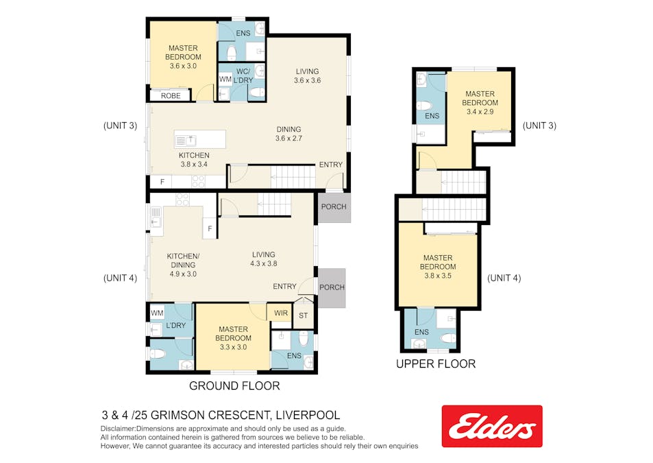 4/25 Grimson Crescent, Liverpool, NSW, 2170 - Floorplan 1