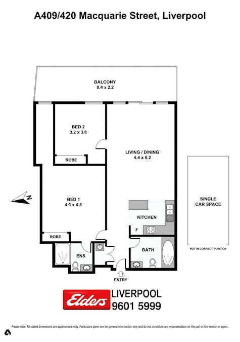 409/420 Macquarie Street, Liverpool, NSW, 2170 - Floorplan 1