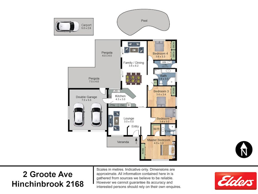 2 Groote Avenue, Hinchinbrook, NSW, 2168 - Floorplan 1
