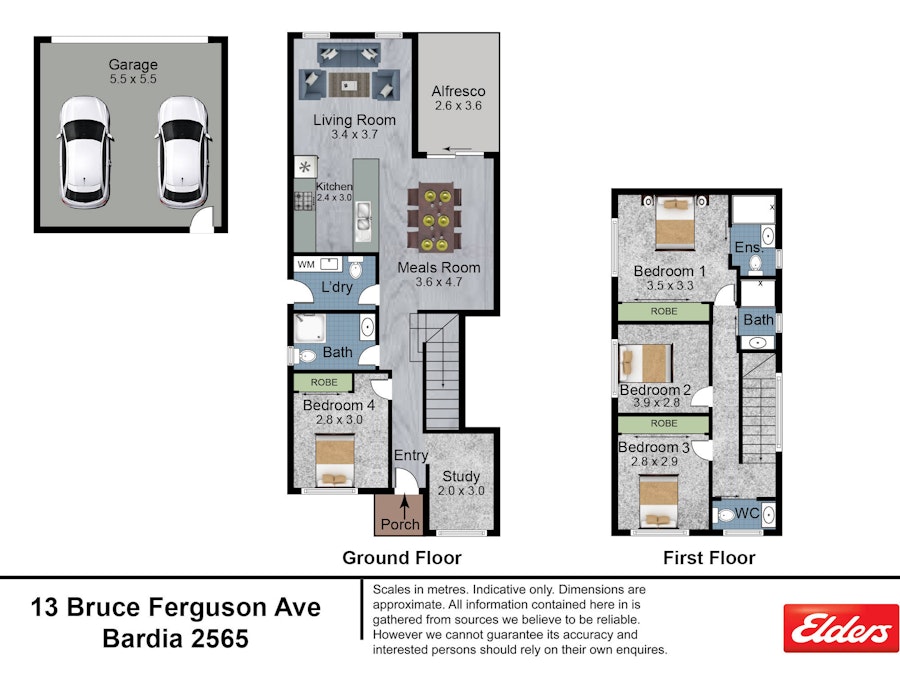 13 Bruce Ferguson Avenue, Bardia, NSW, 2565 - Floorplan 1