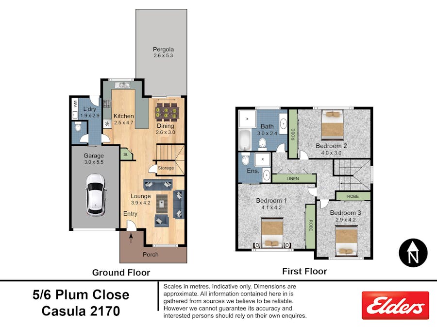 5/6 Plum Close, Casula, NSW, 2170 - Floorplan 1