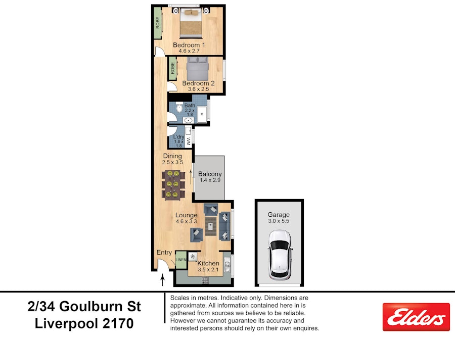 2/34 Goulburn Street, Liverpool, NSW, 2170 - Floorplan 1