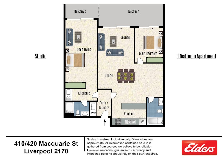 410/420 Macquarie Street, Liverpool, NSW, 2170 - Floorplan 1