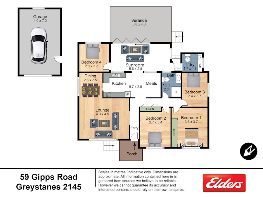 59 Gipps Road, Greystanes, NSW, 2145 - Floorplan 1