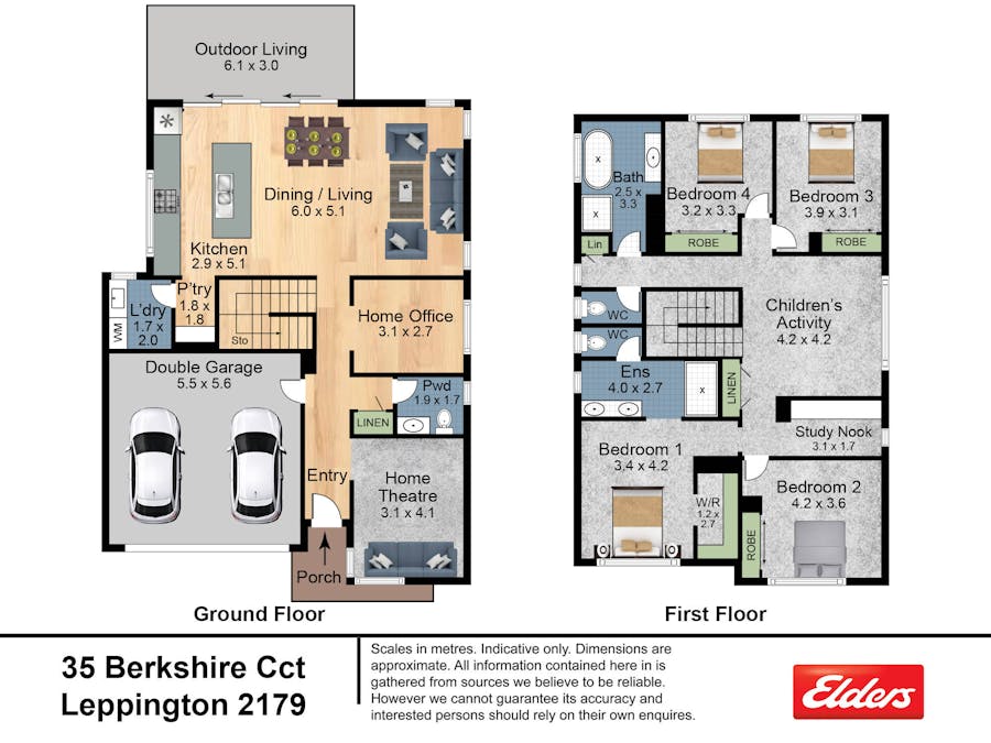 35 Berkshire Circuit, Leppington, NSW, 2179 - Floorplan 1