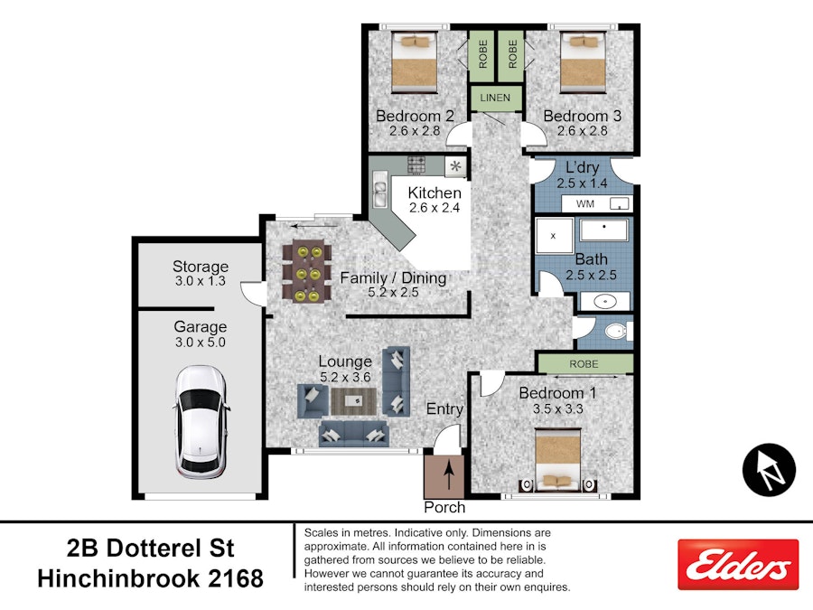 2B Dotterel Street, Hinchinbrook, NSW, 2168 - Floorplan 1