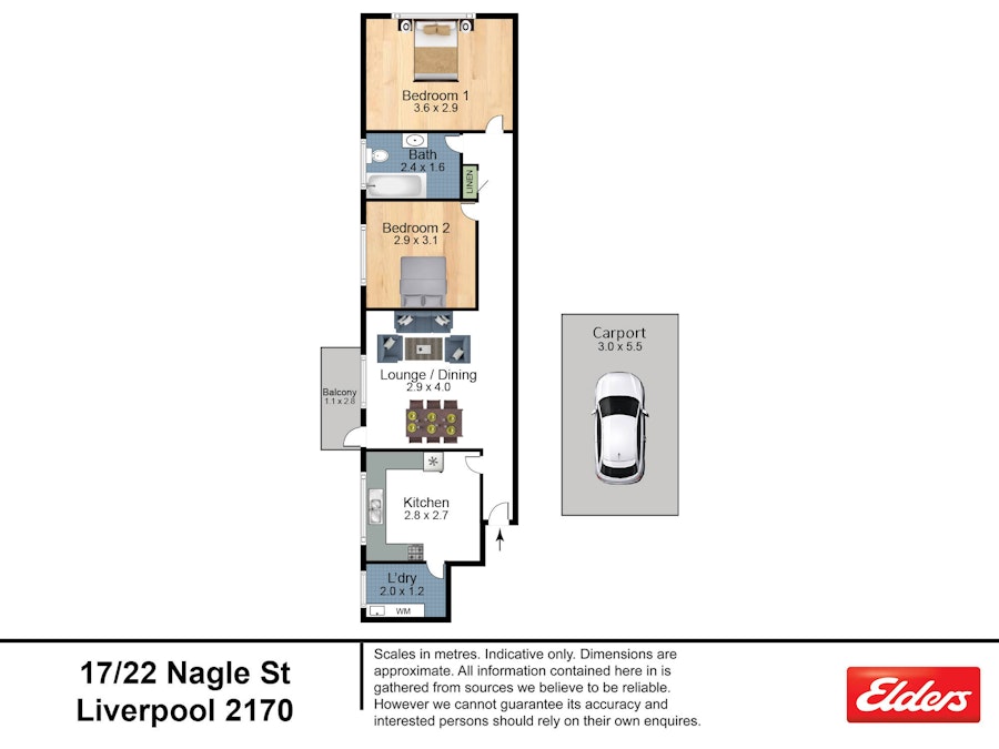 17/22 Nagle Street, Liverpool, NSW, 2170 - Floorplan 1