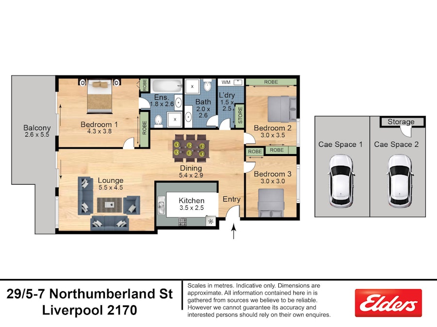 29/5-7 Northumberland Street, Liverpool, NSW, 2170 - Floorplan 1