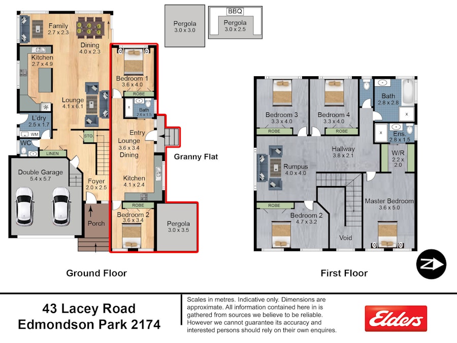 43 Lacey Road, Edmondson Park, NSW, 2174 - Floorplan 1