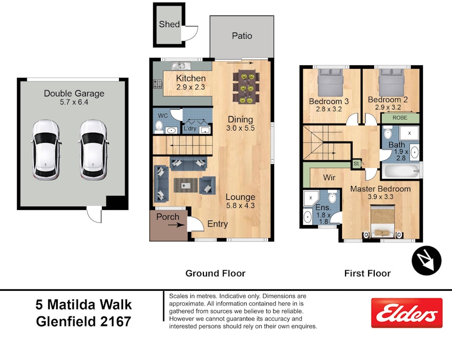 5 Matilda Walk, Glenfield, NSW, 2167 - Floorplan 1