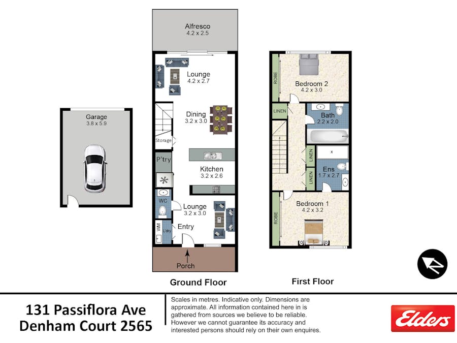 131 Passiflora Avenue, Denham Court, NSW, 2565 - Floorplan 1