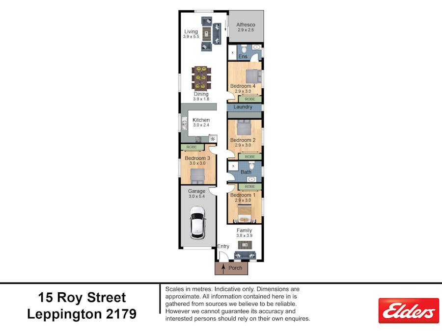 15 Roy Street, Leppington, NSW, 2179 - Floorplan 1