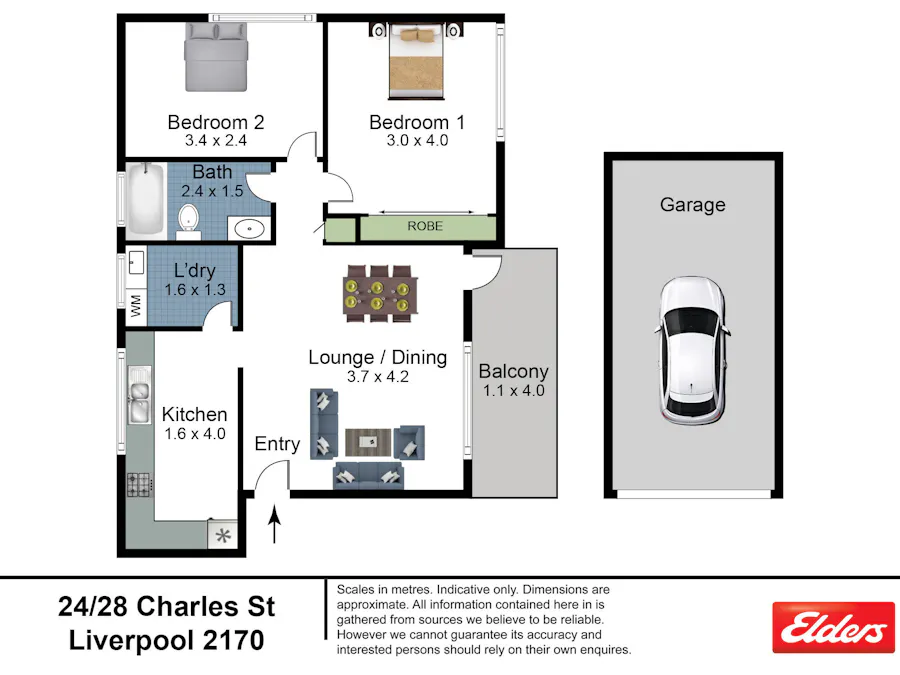 24/28 Charles Street, Liverpool, NSW, 2170 - Floorplan 1