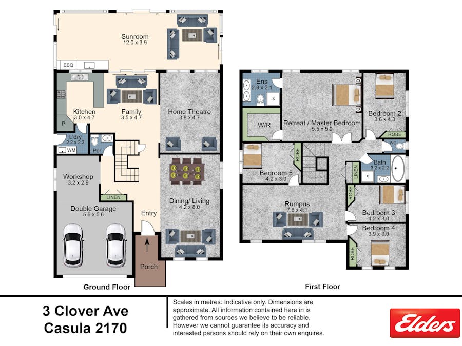 3 Clover Avenue, Casula, NSW, 2170 - Floorplan 1