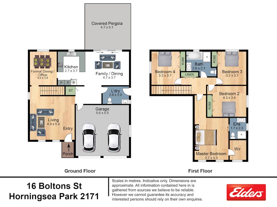 16 Boltons Street, Horningsea Park, NSW, 2171 - Floorplan 1