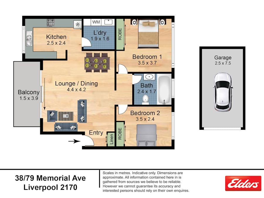 38/79 Memorial Avenue, Liverpool, NSW, 2170 - Floorplan 1