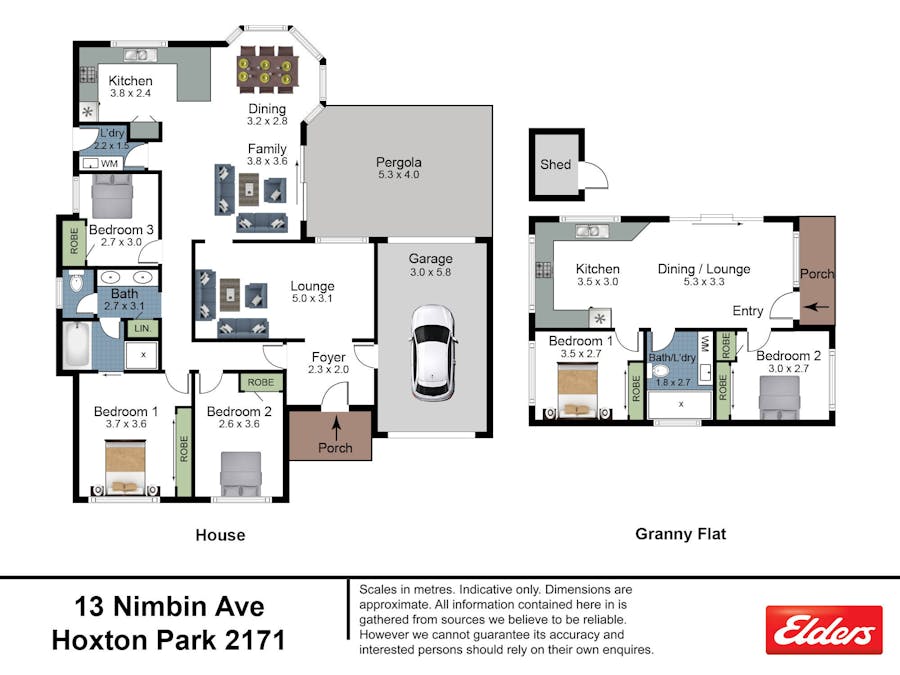 13 & 13A Nimbin Avenue, Hoxton Park, NSW, 2171 - Floorplan 1