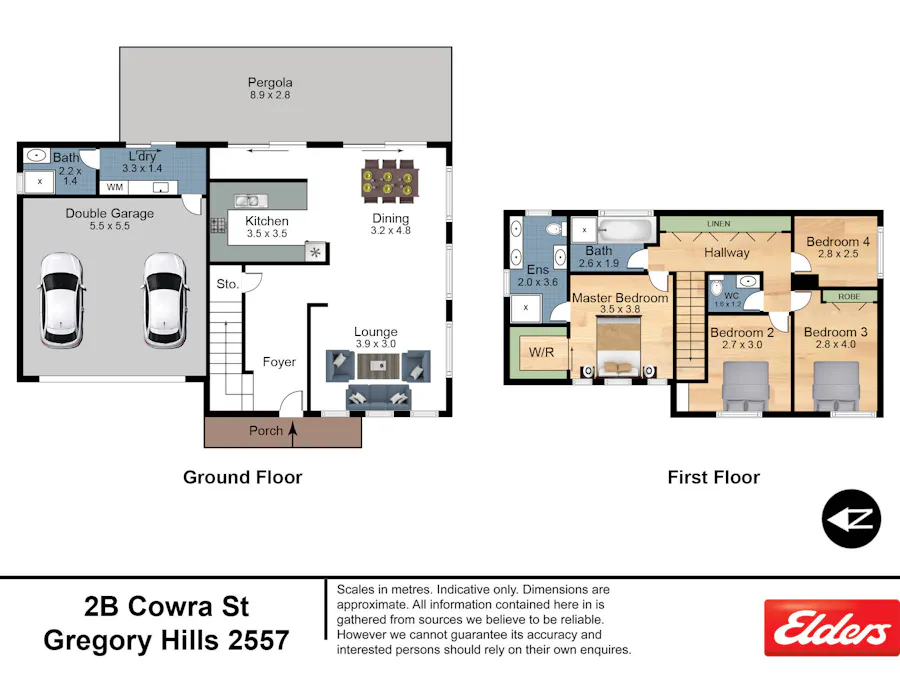2 Cowra Place, Gregory Hills, NSW, 2557 - Floorplan 1