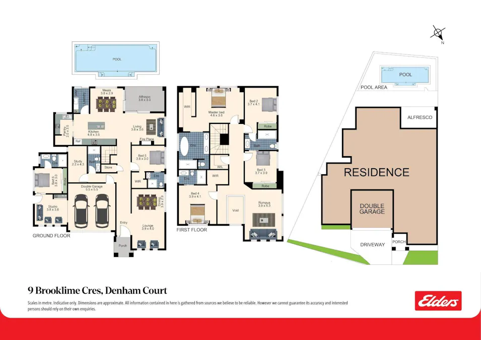 9 Brooklime Crescent, Denham Court, NSW, 2565 - Floorplan 1