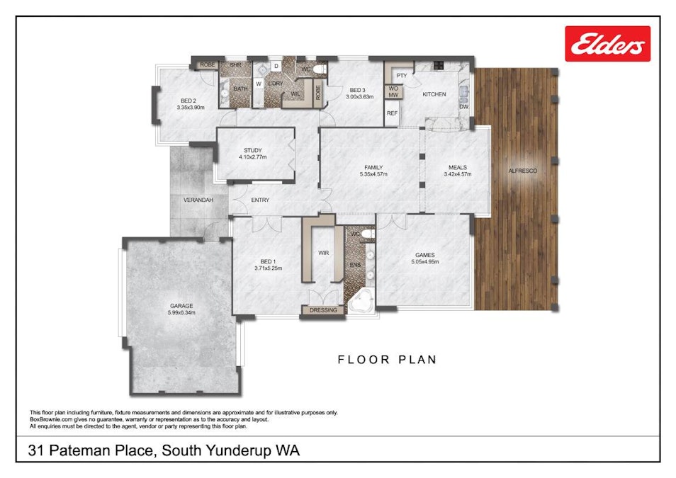 31 Pateman Place, South Yunderup, WA, 6208 - Floorplan 1