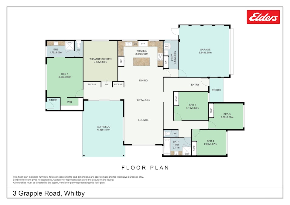 3 Grapple Road, Whitby, WA, 6123 - Floorplan 1