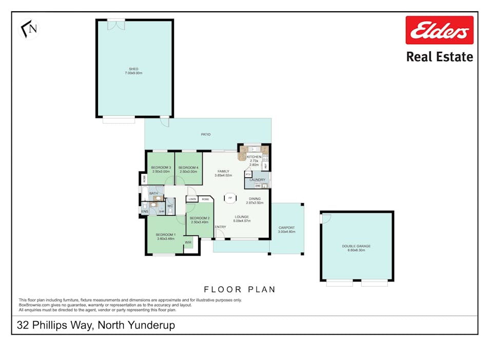 32 Phillips Way, North Yunderup, WA, 6208 - Floorplan 1